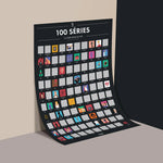Poster à Gratter - 100 Séries à Voir dans sa Vie