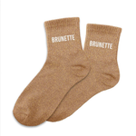 Chaussettes Brunette TU - Marron