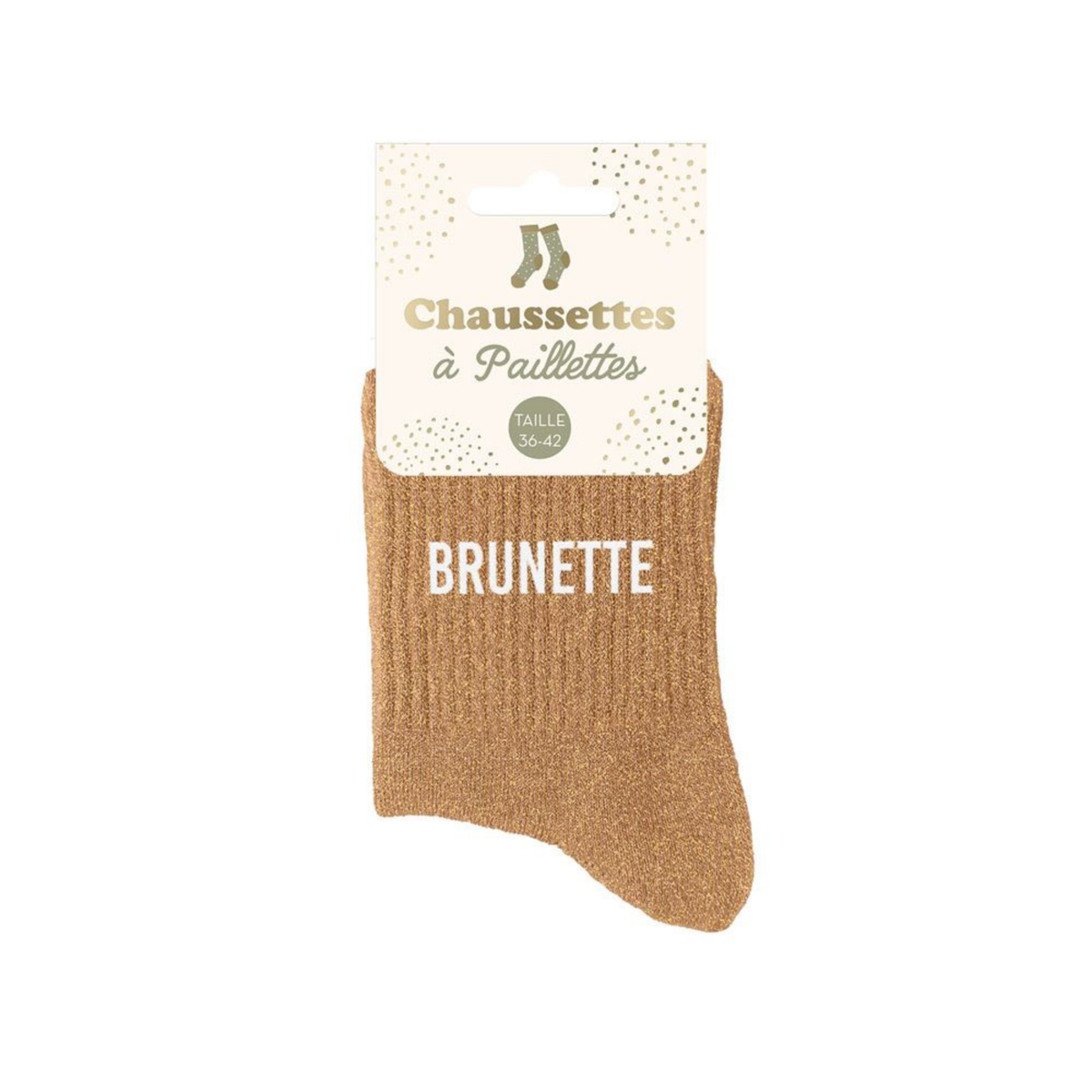 Chaussettes Brunette TU - Marron