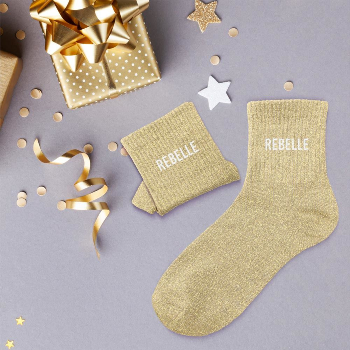 Chaussettes Rebelle TU - Beige
