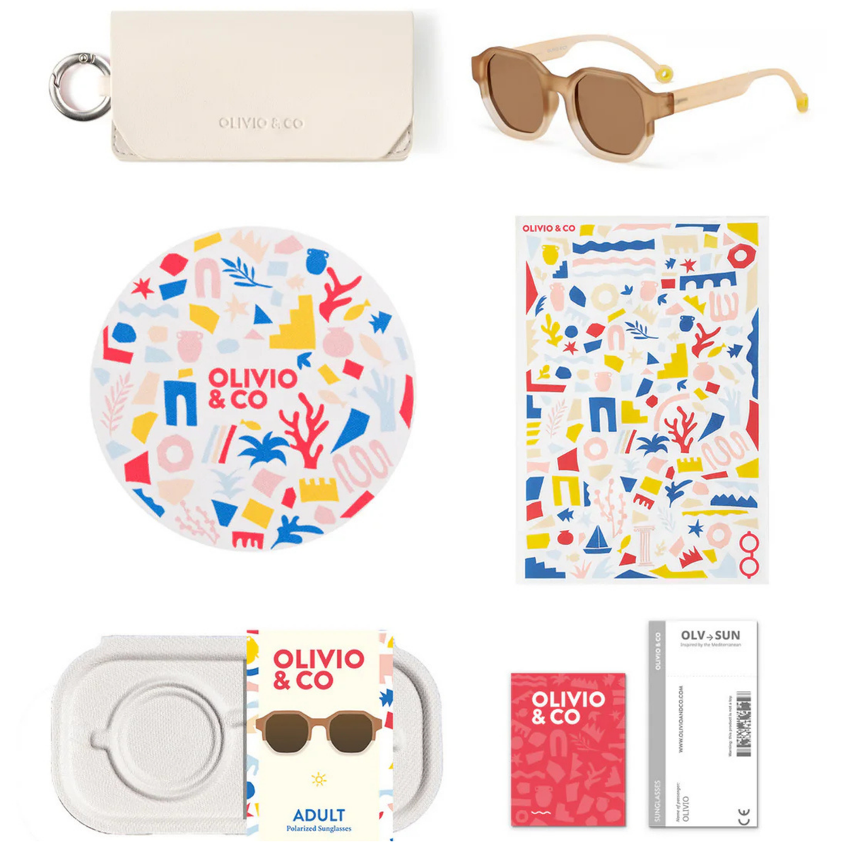Lunettes de Soleil Adulte et Adolescent – Sable