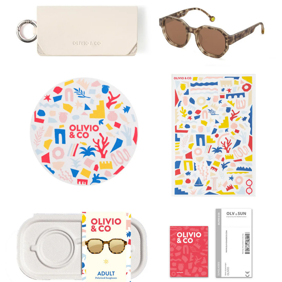 Lunettes de Soleil Adulte et Adolescent – Écaille de Tortue