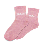 Chaussettes Charmante TU - Rose
