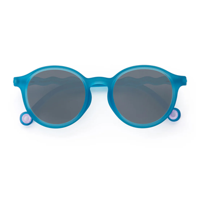Lunettes de Soleil Ovales Enfant – Bleu Récif