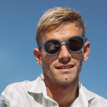 Lunettes de soleil Ovales Adulte et Adolescent - Navy Blue