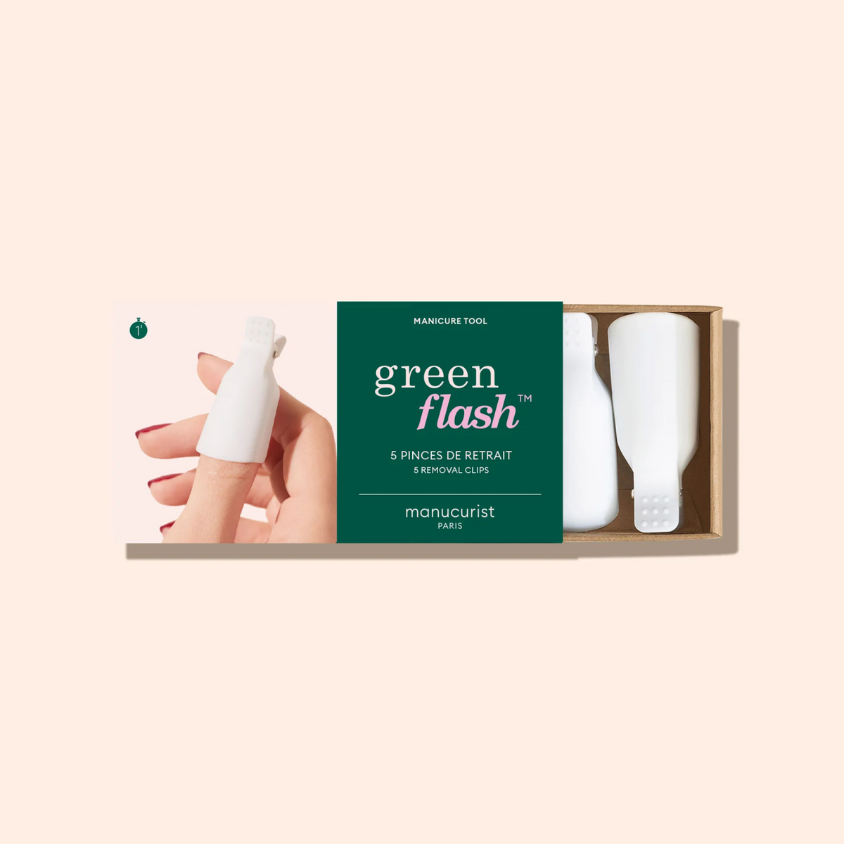 Green Flash - Pinces de retrait vernis