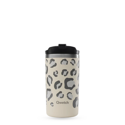 Travel Mug isotherme inox 350ml - Léopard Sable