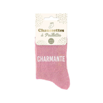Chaussettes Charmante TU - Rose
