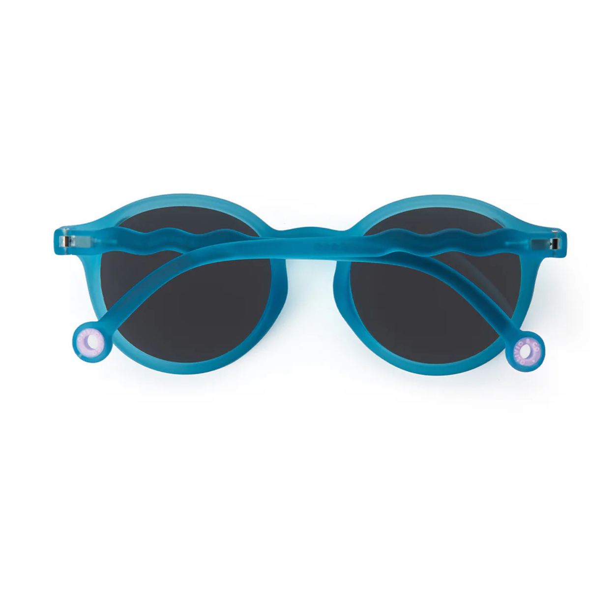 Lunettes de Soleil Ovales Enfant – Bleu Récif