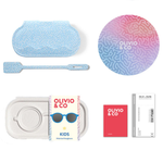 Lunettes de Soleil Ovales Enfant – Bleu Récif