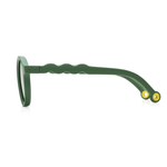 Lunettes de Soleil Ovales Bébé – Vert Cactus