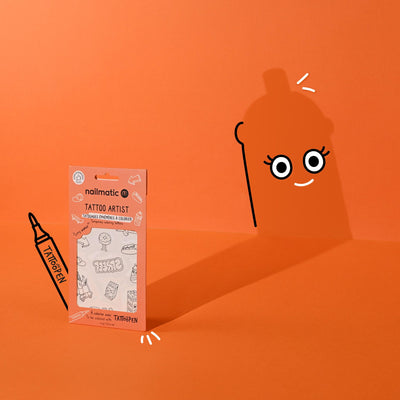 Planche de Tattoo à Colorier - City World