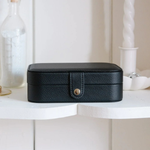 Boîte à bijoux de voyage Brigitte - Cuir PU Noir