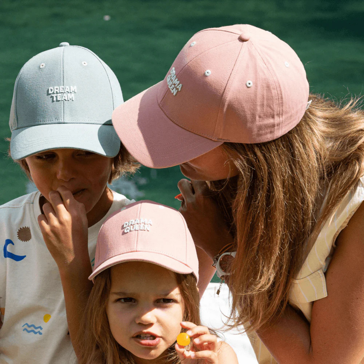 Casquette Drama Queen rose pâle - Enfant / Adulte
