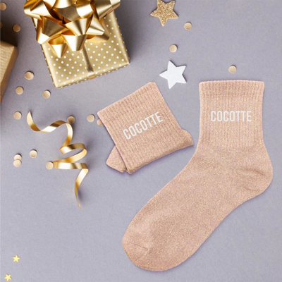 Chaussettes Cocotte TU - Rose Pâle