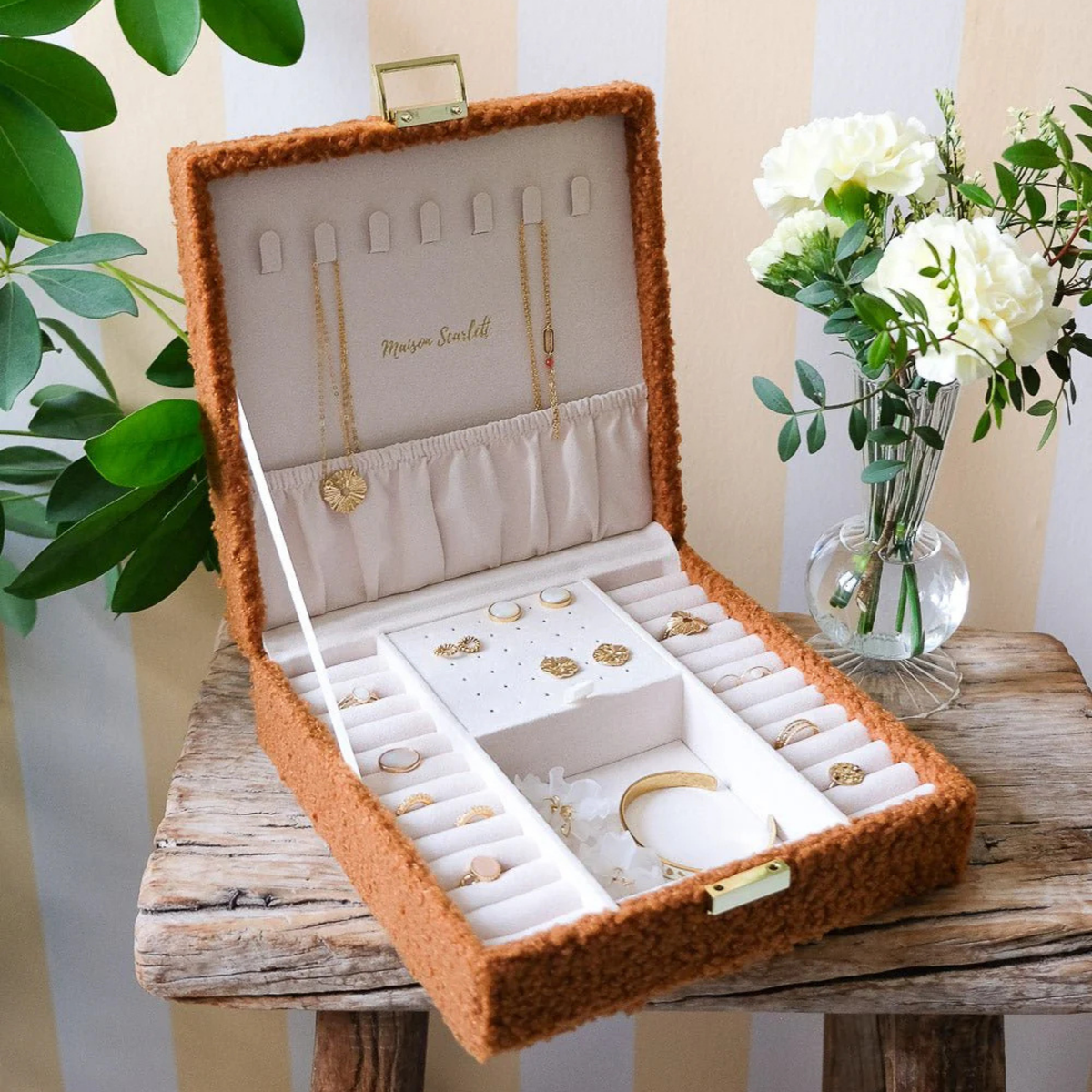 Boîte à Bijoux Anne  - Moumoute Camel