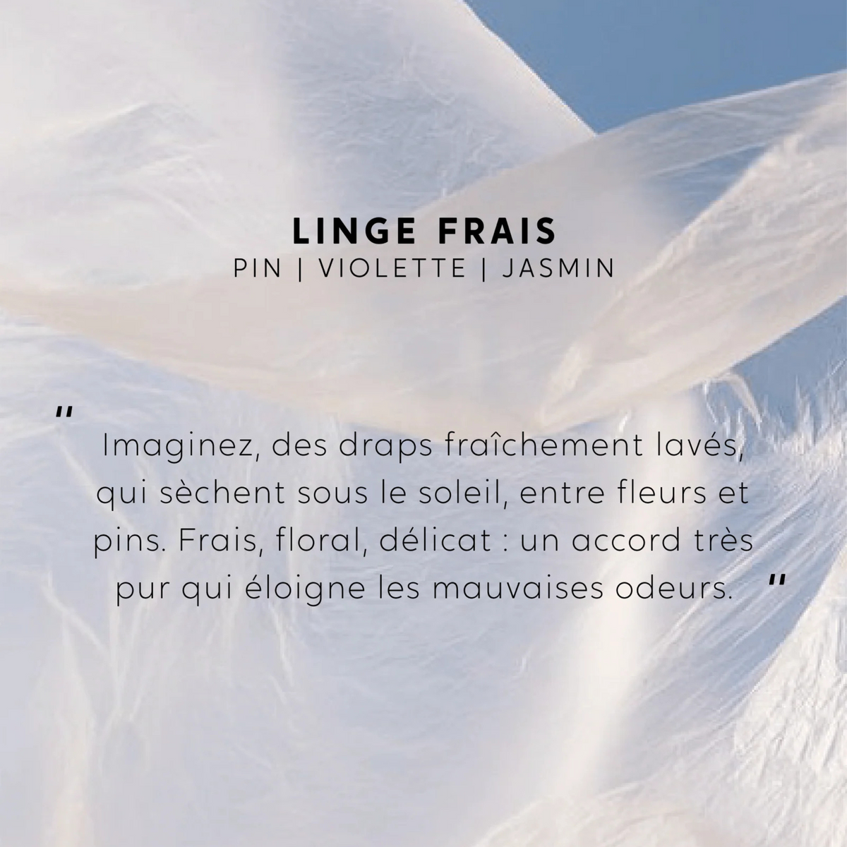 Brume parfumée - Linge Frais