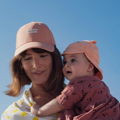 Casquette Drama Queen rose pâle - Enfant / Adulte