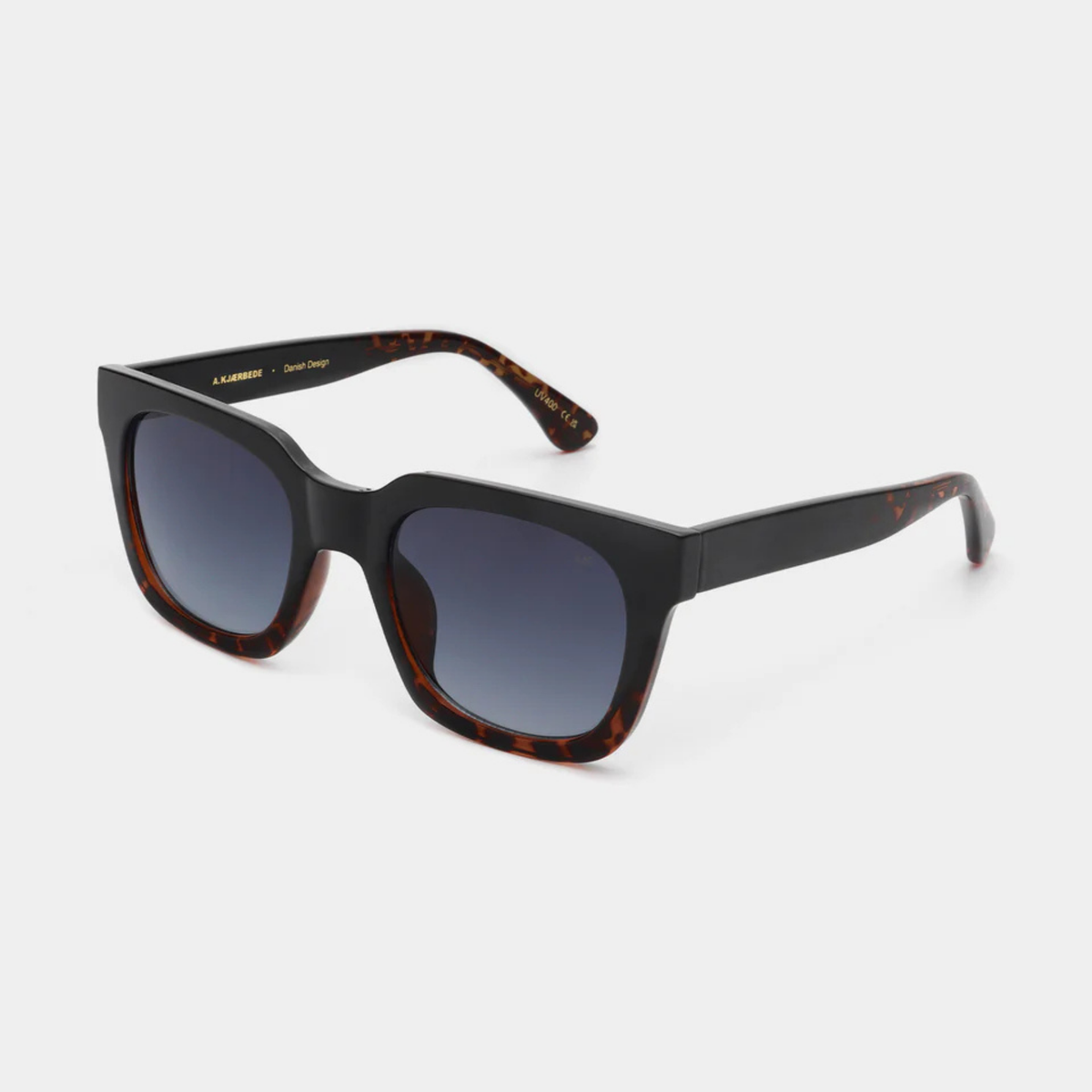Lunettes de soleil Nancy - Noir Demi Tortoise