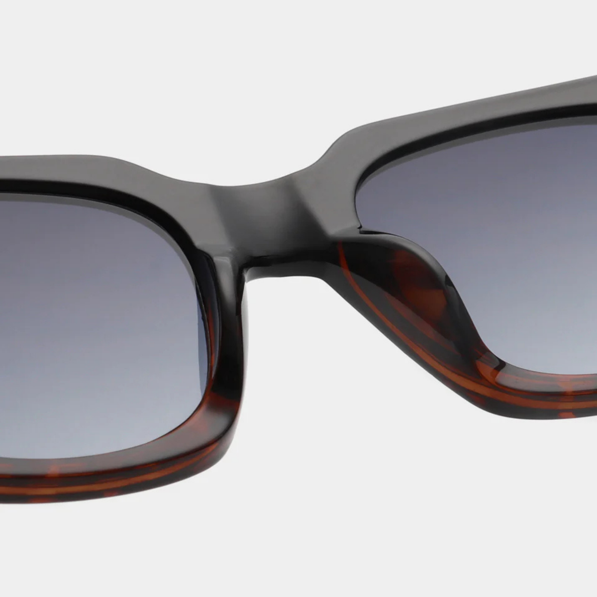 Lunettes de soleil Nancy - Noir Demi Tortoise