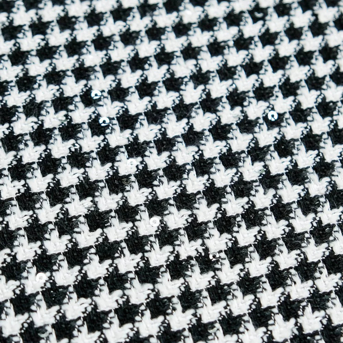 Boîte à bijoux Anne  - Pied-de-poule Noir
