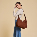 Sac hobo Claire - Chocolat