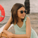 Lunettes de Soleil Ovales Junior - Beige
