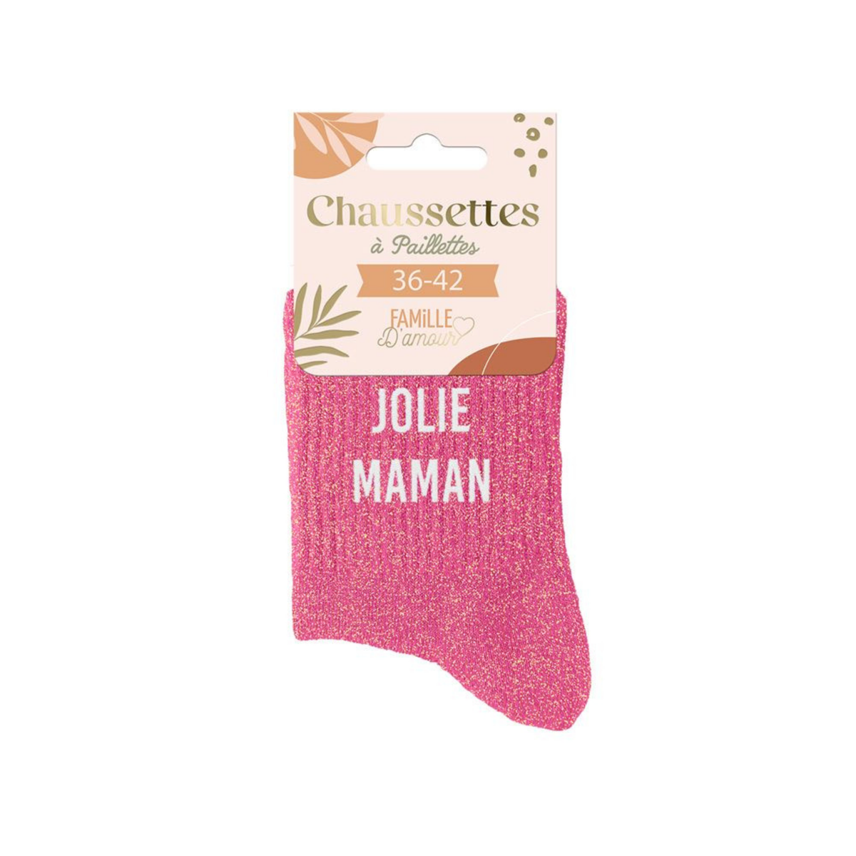 Chaussettes Jolie Maman TU - Rose