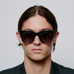 Lunettes de soleil Nancy - Noir Demi Tortoise