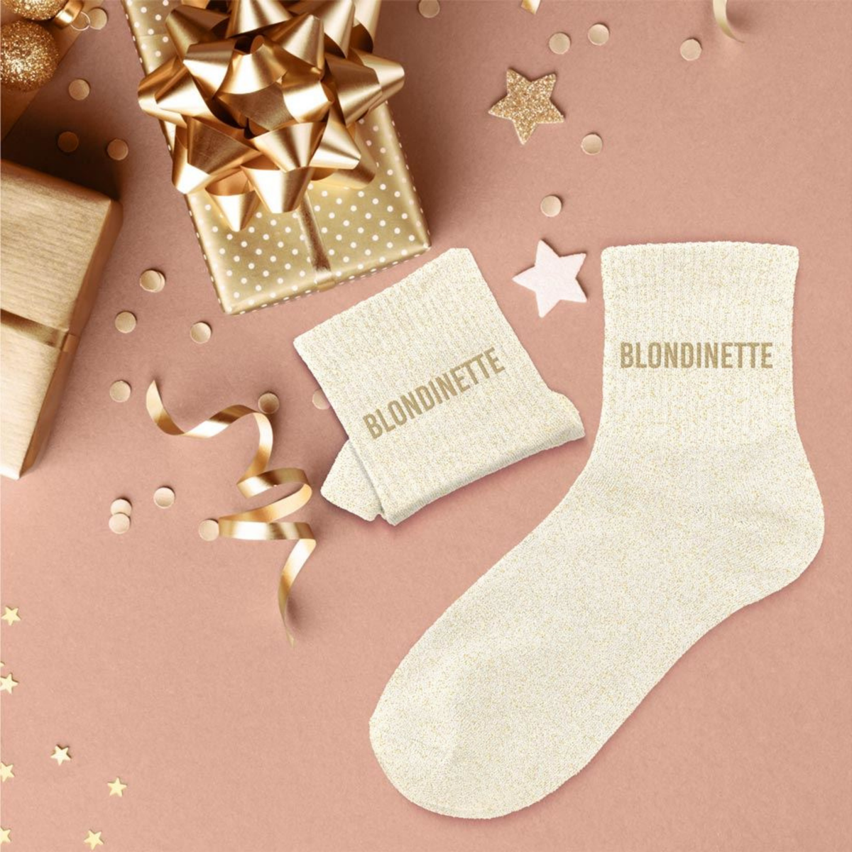 Chaussettes Blondinette TU - Beige