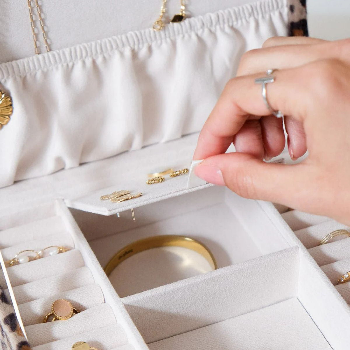 Boîte à Bijoux Anne  - Léopard