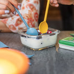 Kit de couverts réutilisables - Jaune