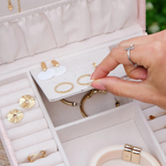 Boîte à Bijoux Anne  - Lin Rose