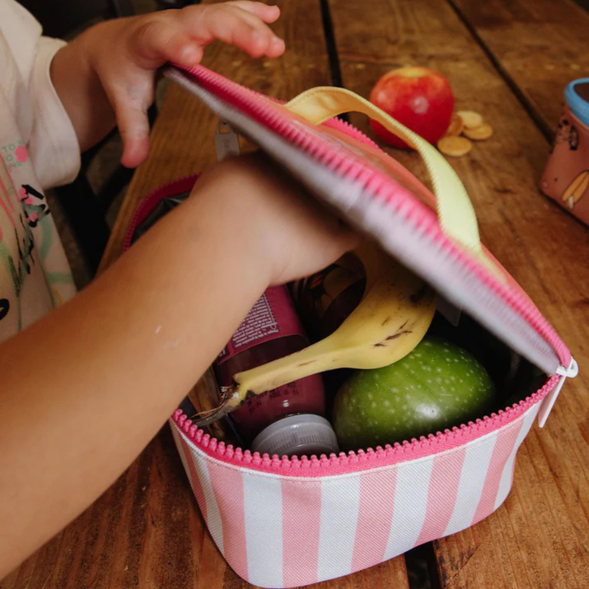 Sac Repas - Pink Stripes