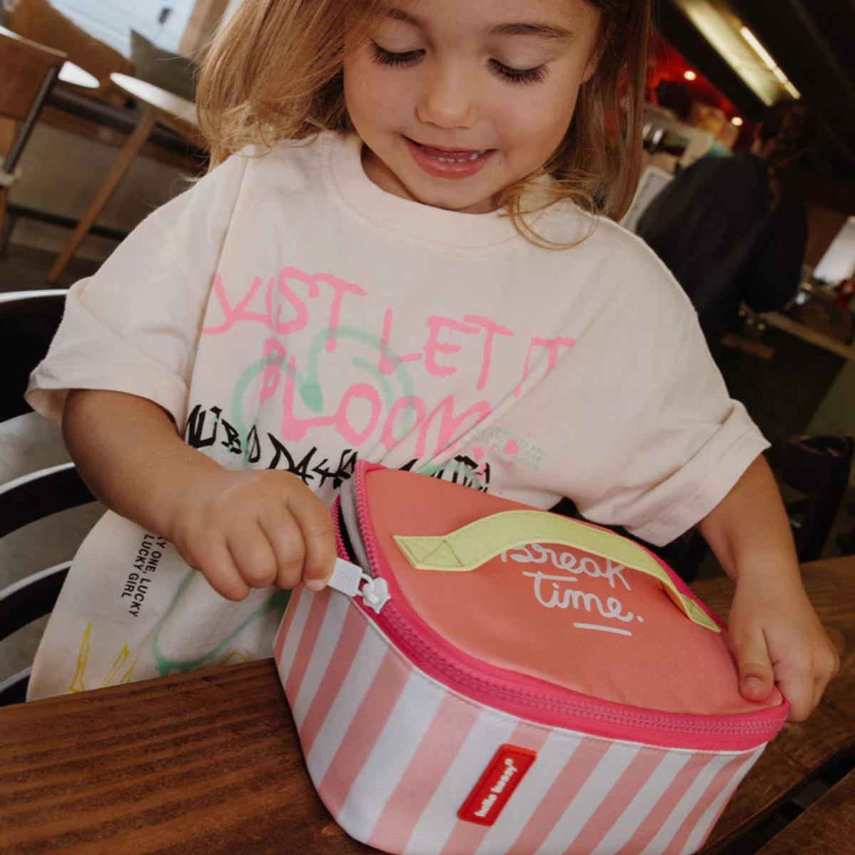 Sac Repas - Pink Stripes