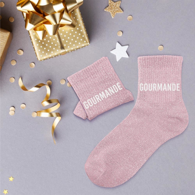 Chaussettes Gourmande TU - Lavande