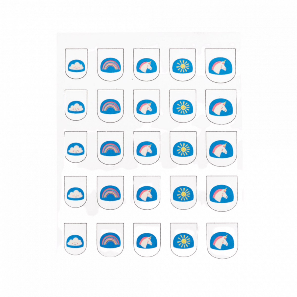 Stickers pour Ongles Licornes