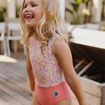 Maillot de bain fille - Retro Flowers