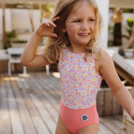 Maillot de bain fille - Retro Flowers