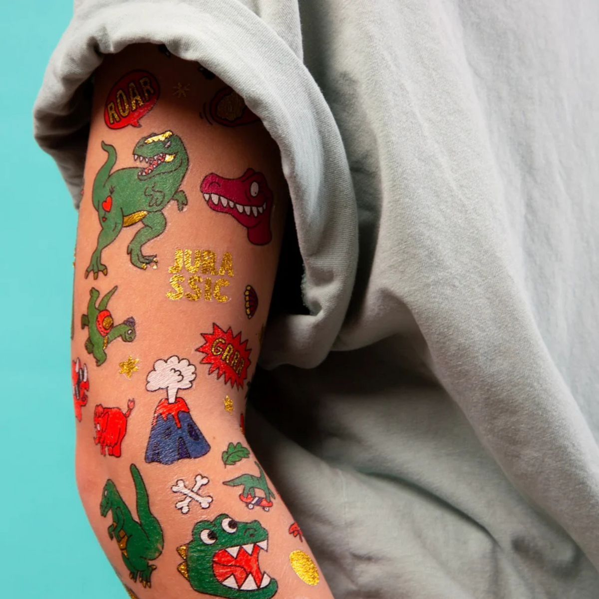 Tatouages éphémères - Dinos