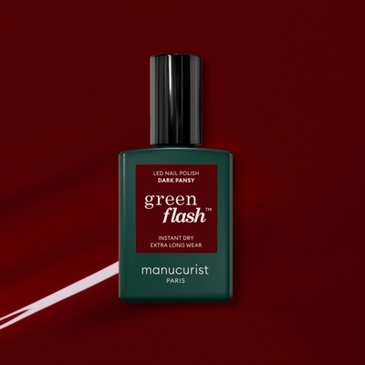Vernis Green Flash - Dark Pansy