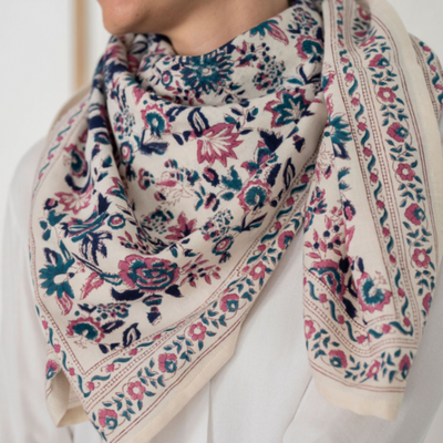 Foulard indien - Goa Myrtille