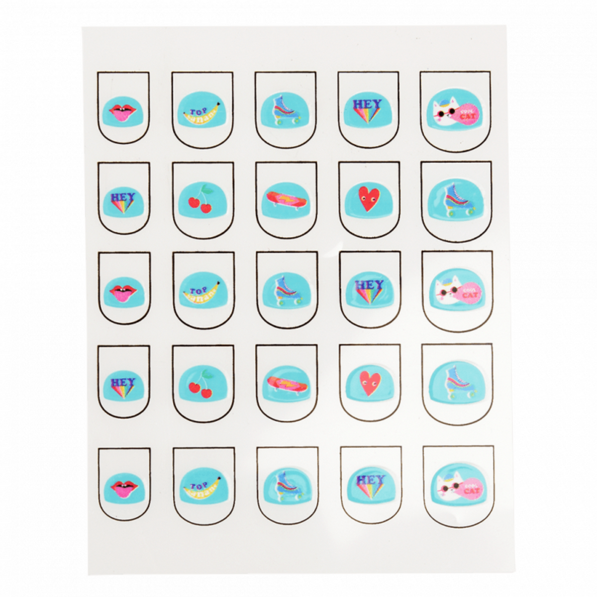 Stickers pour Ongles Top Banana