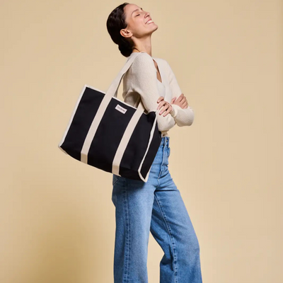 Sac cabas Oscar - Noir