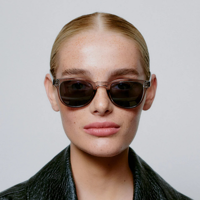 Lunettes de soleil Bate - Gris Transparent