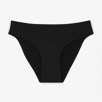 Culotte menstruelle SÉLÉNÉ - Flux moyen - Noir