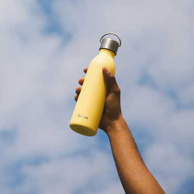 Bouteille isotherme ACTIVE inox 600ml - Citron mat - ACTIVE avec anse