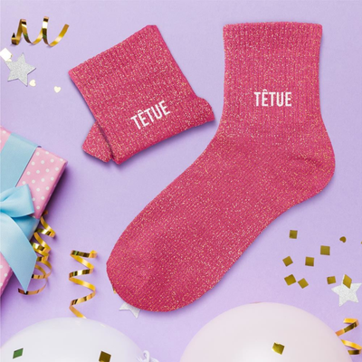 Chaussettes Têtue TU - Rose
