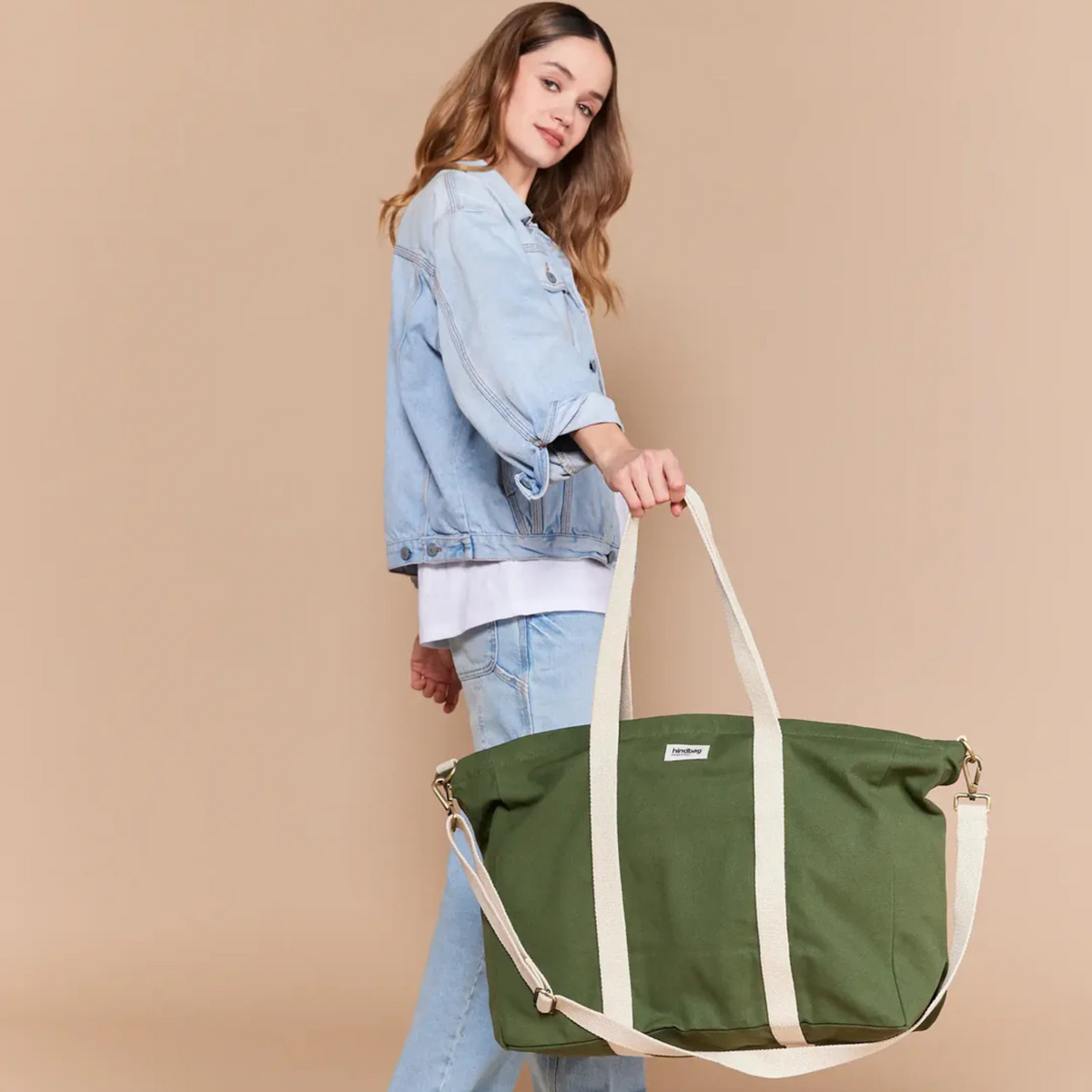 Sac weekend Jean - Olive