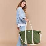 Sac weekend Jean - Olive